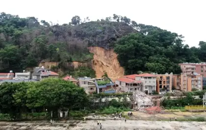 Guangzhou'da Yağmur Sebebiyle Heyelan: 7 Kayıp