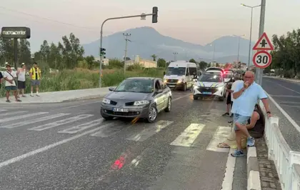 Fethiye'de Yaya Geçidinde Kaza: Bir Kadın Ağır Yaralandı