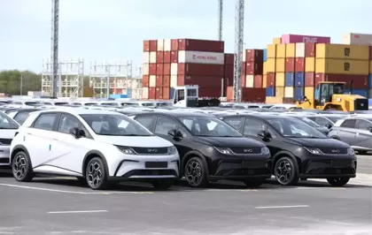 BYD, Tayland Fabrikasında Ürettiği Elektrikli Araçları Avrupa'ya İhraç Etti