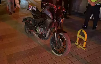 Ehliyetsiz Motosiklet Sürücüsüne 25 Bin Lira Ceza