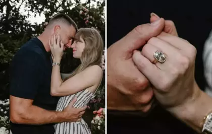 İki yıllık aşk mutlu sonla taçlandı: Taylor Swift ve Travis Kelce nişanlandı