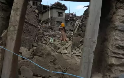 1400'den fazla can kaybı veren Afganistan'da bir deprem daha