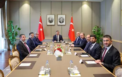Cevdet Yılmaz ile Anar Aliyev'in İşbirliği Toplantısı