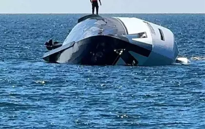 Zonguldak'ta 40 Milyon Lira Değerindeki Lüks Yat Battı
