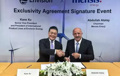 Envision Energy ve Mensis Enerji'den 4,5 GW'lık Rüzgar Enerjisi Projesi için Ortaklık