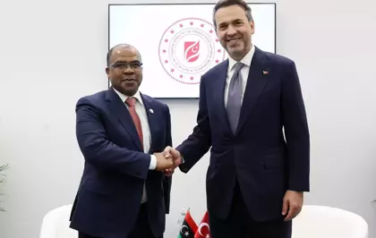 Bakan Bayraktar, Libya Enerji Bakanı ile Görüştü