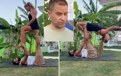 Yağmur Atacan'dan eşi Pınar Altuğ'un yoga videosu için olay sözler