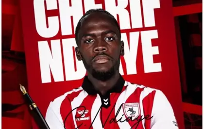 Samsunspor, Cherif Ndiaye ile 4 Yıllık Sözleşme İmzaladı