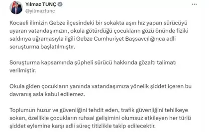 Bakan Tunç: Sürücü Hakkında Gözaltı Talimatı Verildi