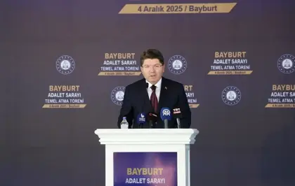 Adalet Bakanı Tunç, Bayburt Adalet Sarayı temel atma töreninde konuştu Açıklaması