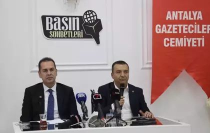 Antalyaspor Başkanı Perçin, ''Basın Sohbetleri''nde konuştu Açıklaması