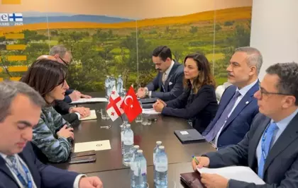 Bakan Fidan, Gürcistan Dışişleri Bakanı Botchorishvili ile bir araya geldi