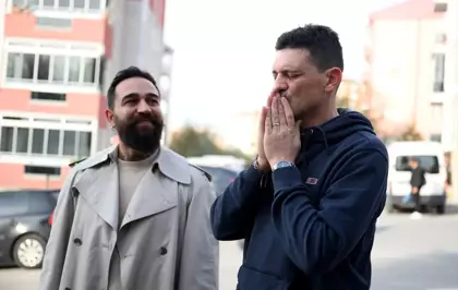 Mattia Ahmet Minguzzi'nin babası, oğlunun duvara çizilen portresini görmek için Edirne'ye geldi