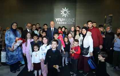 YÖK Başkanı Özvar, otizmli öğrencilerle bir araya geldi