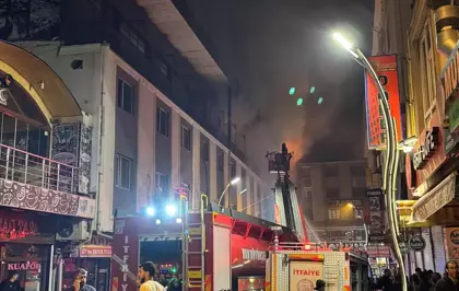 Van'da otelde çıkan yangın söndürüldü