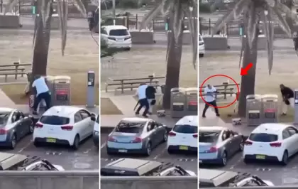 Hanuka kutlamasında kanlı saldırı! Saldırgan böyle etkisiz hale getirildi