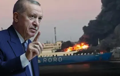 Cumhurbaşkanı Erdoğan'dan Karadeniz'de vurulan gemilerle ilgili iki ülkeye uyarı