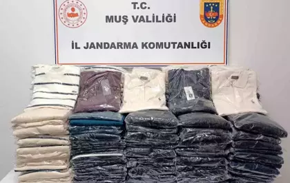 Muş'ta 1 milyon 820 bin TL'lik sahte ürün ele geçirildi