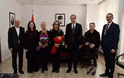 Hayırsever Tacir ailesinden İl Sağlık Müdürü Erşan'a ziyaret