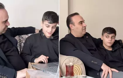 Altın dolu çantayı iade eden çocuklara Bakan Kacır'dan ödül