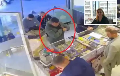 Gülhan'ın cinayet şüphelisinin kuyumcuya altınları satarken görüntüleri ortaya çıktı
