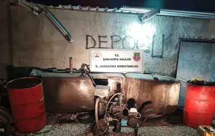 Şanlıurfa'da 1270 litre kaçak akaryakıt ele geçirildi