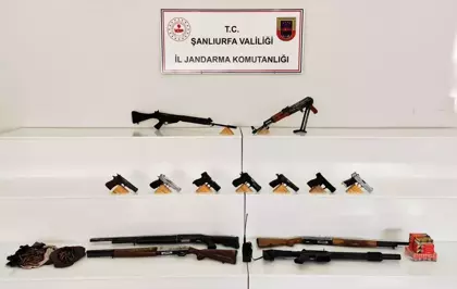 Şanlıurfa'da suç örgütüne yönelik operasyonda 8 şüpheli yakalandı