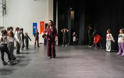 Trabzon'da çocuklara yönelik drama eğitimleri veriliyor