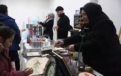 Avusturya'nın başkenti Viyana'da Gazze için kermes düzenlendi