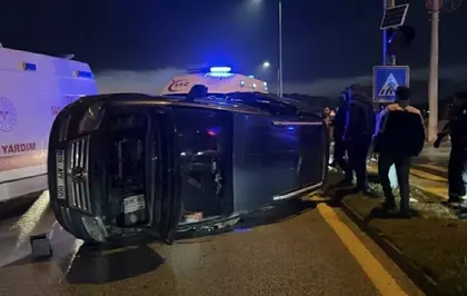 Aydın'da iki otomobil çarpıştı: 6 yaralı