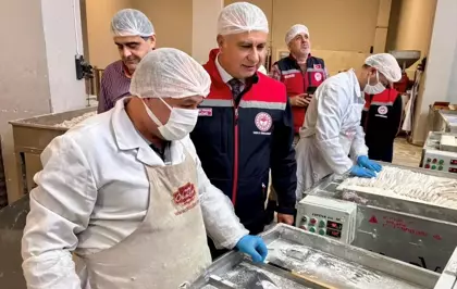 Hatay'da şekerleme üretim tesisleri denetlendi