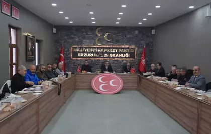 MHP Erzurum İl Başkanı Yurdagül, basın mensuplarıyla buluştu