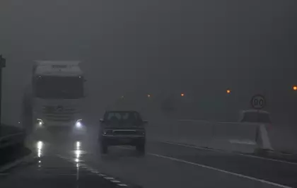 Bolu Dağı geçişinde yağmur ve sis etkili oldu