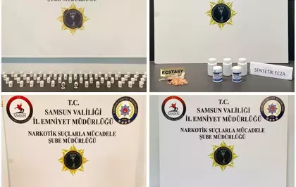 Samsun'da uyuşturucu operasyonunda 5 zanlı yakalandı