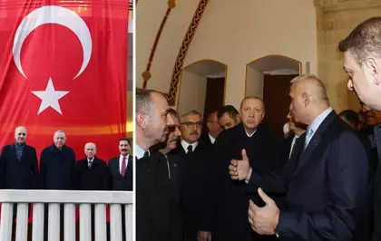 Erdoğan ve Bahçeli'den Hatay'da tarihi Meclis binası ve Habib-i Neccar Camii'ne ziyaret