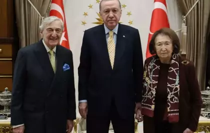 Cumhurbaşkanı Erdoğan, Rahmi Koç ile görüştü