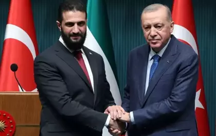 Cumhurbaşkanı Erdoğan ile Şara arasında kritik görüşme