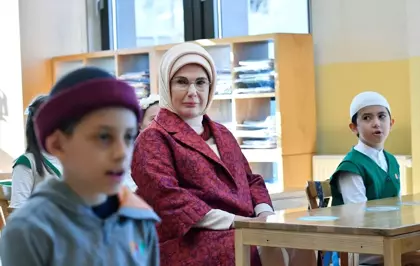 Emine Erdoğan, Palet Türk Müziği İlkokulunu ziyaretinde konuştu Açıklaması
