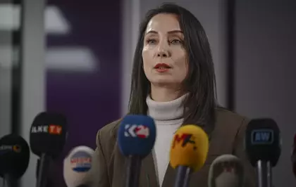 DEM Parti Eş Genel Başkanları Hatimoğulları ve Bakırhan, basın toplantısı düzenledi