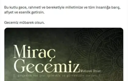 Emine Erdoğan'dan 'Miraç Gecesi' mesajı