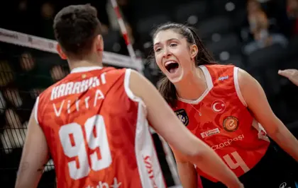 Eczacıbaşı Dynavit, Olympiacos Piraeus'u 3-0 mağlup etti