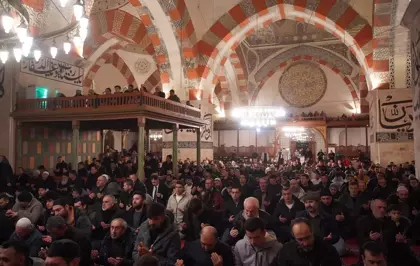 Trakya'da camilerde Miraç Kandili programları düzenlendi