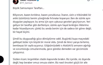 Yüksel Yıldırım: ''Bembeyaz bir sayfa açıyoruz''