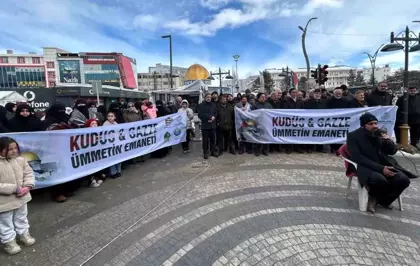 Van'da ''Dünya Kudüs Haftası'' dolayısıyla basın açıklaması yapıldı