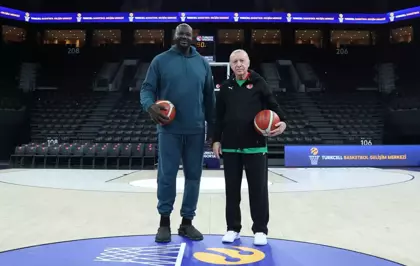 Cumhurbaşkanı Erdoğan, eski NBA oyuncusu Shaquille O'Neal ile bir araya geldi