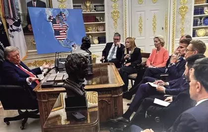 Trump'tan Kanada, Grönland ve Venezuelalı ''yeni ABD haritası'' paylaşımı