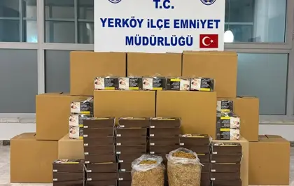 Yozgat'ta 190 bin makaron ele geçirildi