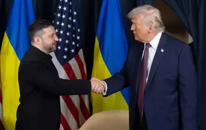 Zelenskiy ile Trump, Davos'ta görüştü