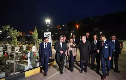 Zafer Partisi Genel Başkanı Ümit Özdağ, Hatay'da ziyaretlerde bulundu