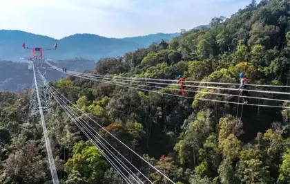 Çin-Laos Ortak Elektrik Projesinde Hat Bağlantısı Tamamlandı